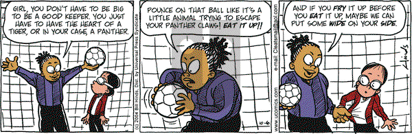 Cleats on Wednesday October 6, 2004 Comic Strip
