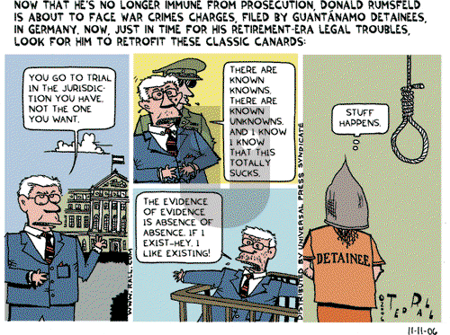 Ted Rall on Saturday November 11, 2006 Comic Strip