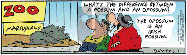 Frank and Ernest on Saturday May 1, 2004 Comic Strip