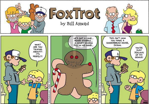 FoxTrot on Sunday December 11, 2011 Comic Strip
