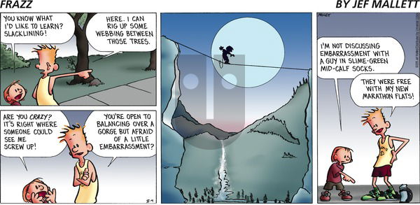 Frazz on Sunday August 9, 2015 Comic Strip