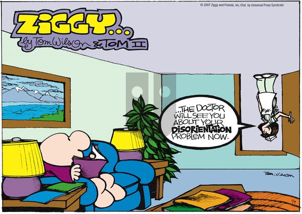 Ziggy on Sunday January 7, 2007 Comic Strip