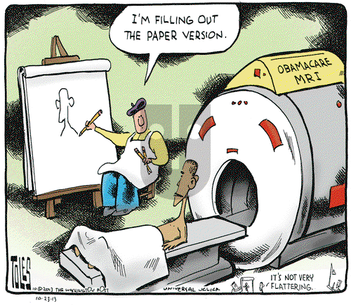 Tom Toles on Wednesday October 23, 2013 Comic Strip