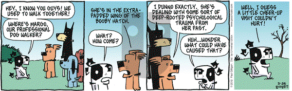 Pooch Cafe on Monday March 26, 2012 Comic Strip