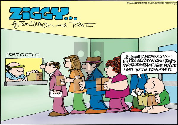 Ziggy on Sunday August 30, 2009 Comic Strip