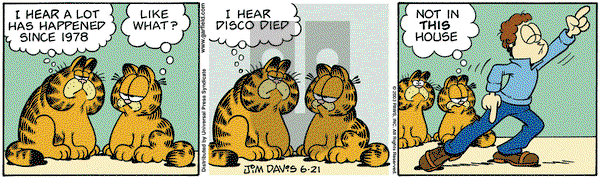 Garfield on Sunday October 12, 2003 Comic Strip