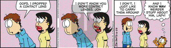Garfield - Friday June 29, 2012 Comic Strip