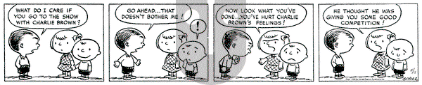 Peanuts - Saturday November 11, 1950 Comic Strip