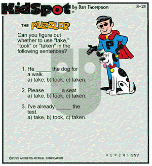 KidSpot on Wednesday March 12, 2025 Comic Strip