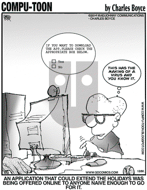 Compu-toon on Tuesday December 30, 2014 Comic Strip