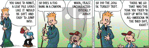 Frazz on Wednesday October 23, 2019 Comic Strip