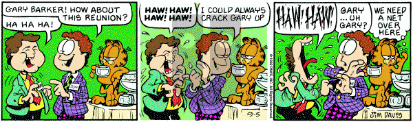Garfield on Saturday September 5, 1992 Comic Strip