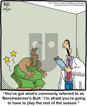 In the Bleachers on Tuesday June 5, 2018 Comic Strip