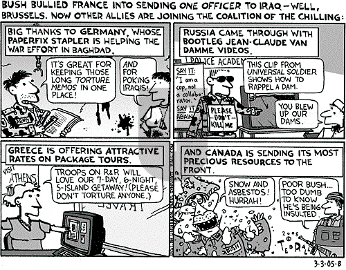 Ted Rall on Saturday March 5, 2005 Comic Strip