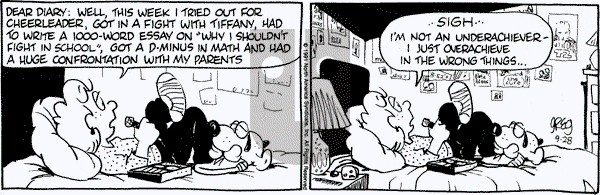 Luann on Saturday September 28, 1991 Comic Strip