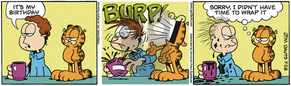 Garfield on Friday August 5, 2005 Comic Strip