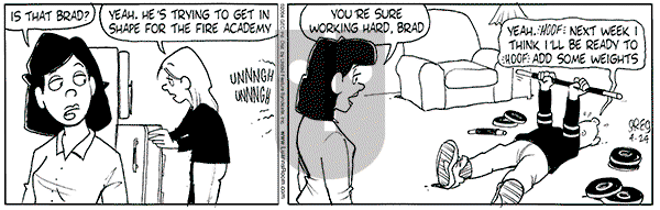 Luann on Saturday April 24, 2004 Comic Strip