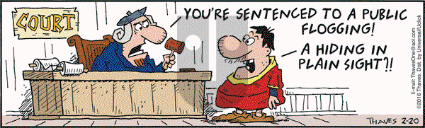 Frank and Ernest on Saturday February 20, 2016 Comic Strip