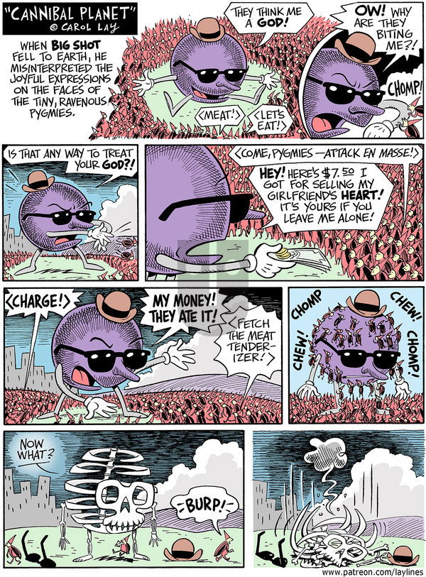 Lay Lines on Monday April 11, 2022 Comic Strip