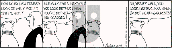 The Born Loser on Saturday December 28, 1996 Comic Strip