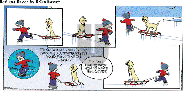 Red and Rover on Sunday February 18, 2007 Comic Strip
