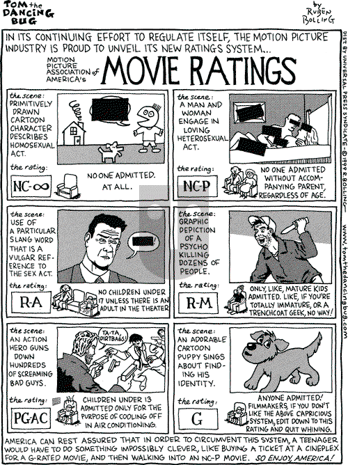 Tom the Dancing Bug on Sunday August 15, 1999 Comic Strip