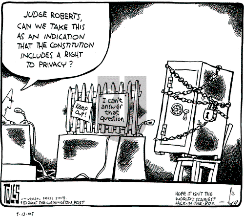 Tom Toles on Tuesday September 13, 2005 Comic Strip