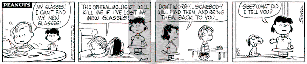 Peanuts on Saturday February 10, 1962 Comic Strip