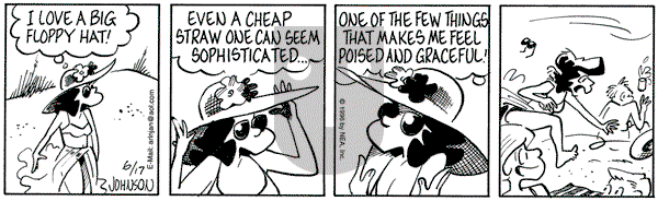 Arlo and Janis on Saturday April 19, 1997 Comic Strip