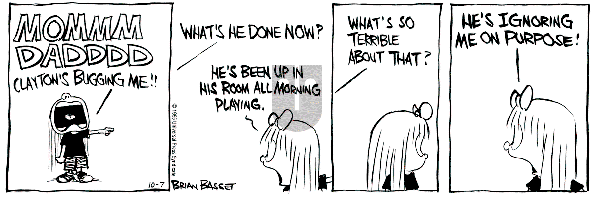Adam@Home - Saturday October 7, 1995 Comic Strip