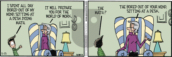Grand Avenue on Thursday May 25, 2017 Comic Strip