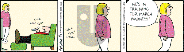 The Born Loser on Saturday March 7, 2015 Comic Strip