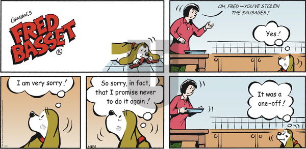 Fred Basset on Sunday April 11, 2021 Comic Strip