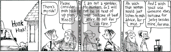 The Elderberries on Thursday March 6, 2025 Comic Strip