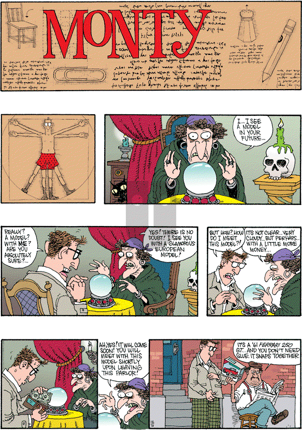 Monty on Sunday December 4, 2011 Comic Strip