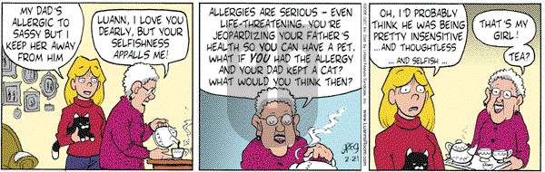 Luann on Tuesday February 21, 2006 Comic Strip