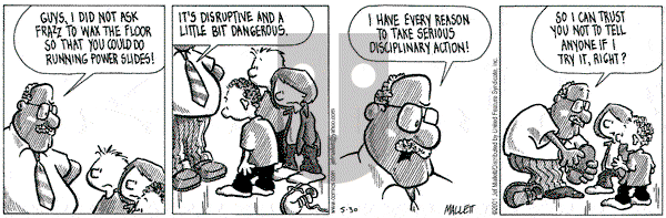 Frazz on Wednesday May 30, 2001 Comic Strip