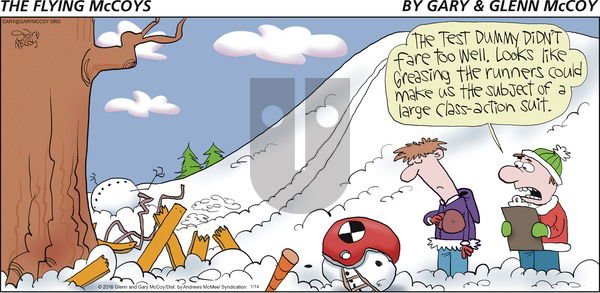 The Flying McCoys on Sunday January 14, 2018 Comic Strip