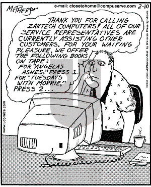 Close to Home - Saturday February 10, 2001 Comic Strip