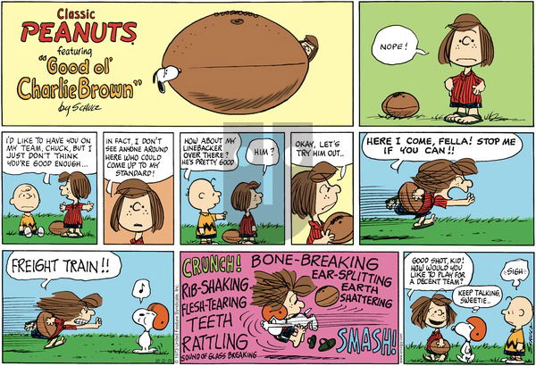 Peanuts on Sunday October 21, 2001 Comic Strip