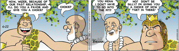 Alley Oop on Wednesday June 22, 2016 Comic Strip