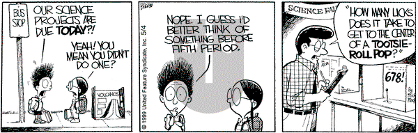 Grand Avenue on Tuesday May 4, 1999 Comic Strip