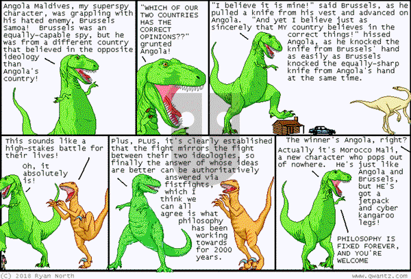 Dinosaur Comics on Thursday February 20, 2025 Comic Strip