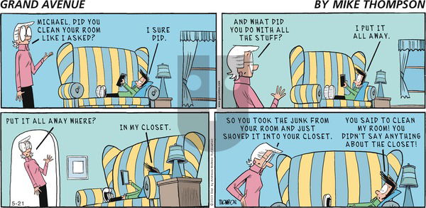 Grand Avenue on Sunday May 21, 2023 Comic Strip