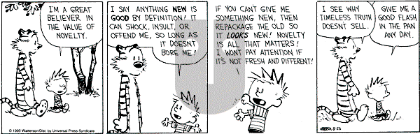 Calvin and Hobbes - Tuesday May 23, 1995 Comic Strip