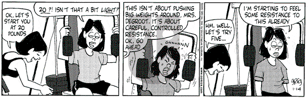 Luann on Friday January 14, 2000 Comic Strip