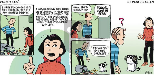 Pooch Cafe on Sunday May 6, 2012 Comic Strip