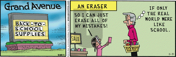 Grand Avenue on Saturday August 31, 2019 Comic Strip