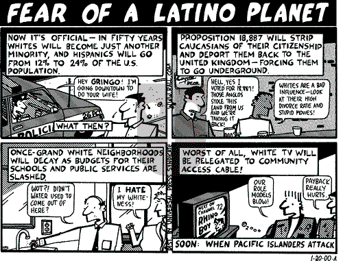 Ted Rall on Saturday January 22, 2000 Comic Strip