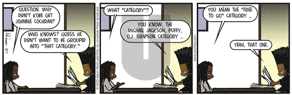 The Boondocks on Friday August 1, 2003 Comic Strip